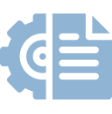 cogs and document icon